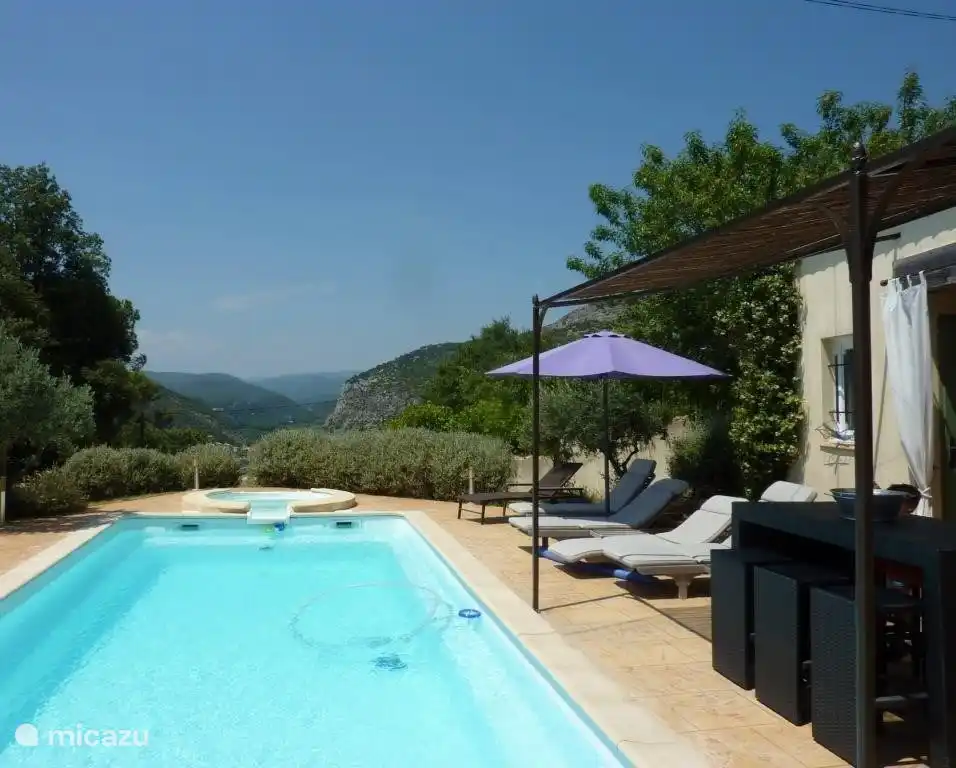 Swimming pool with a view 