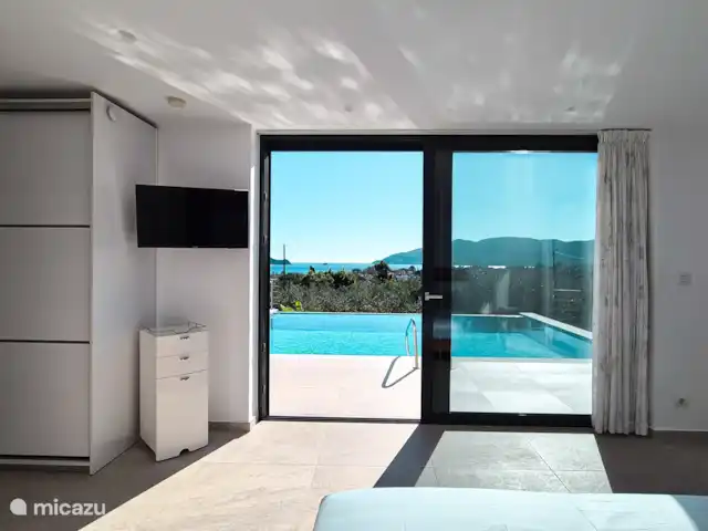 Villa Símera | Grèce, Zakynthos, Lythakia - villa Vue de la chambre principale.