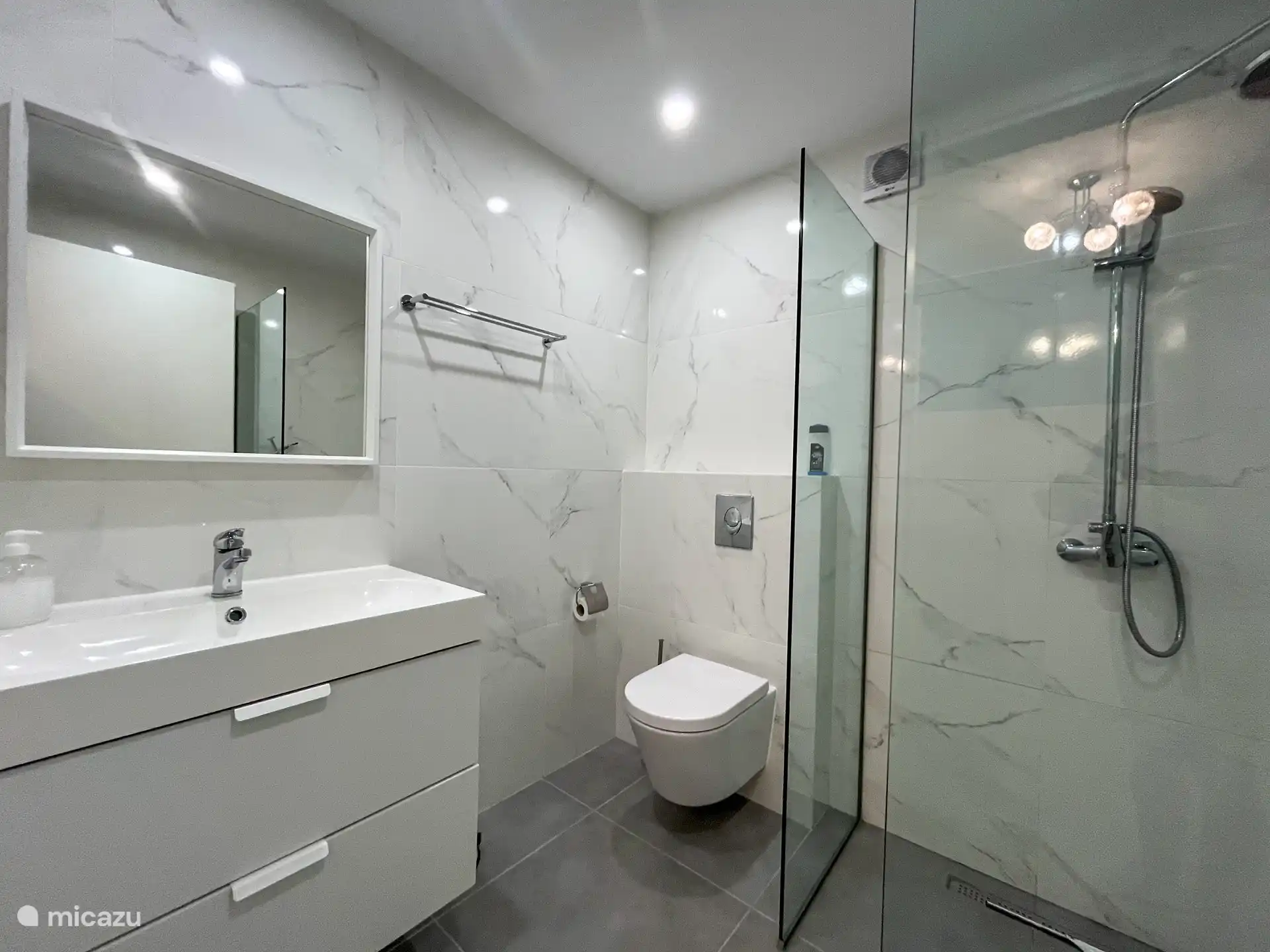 1 of the 5 bathrooms. 