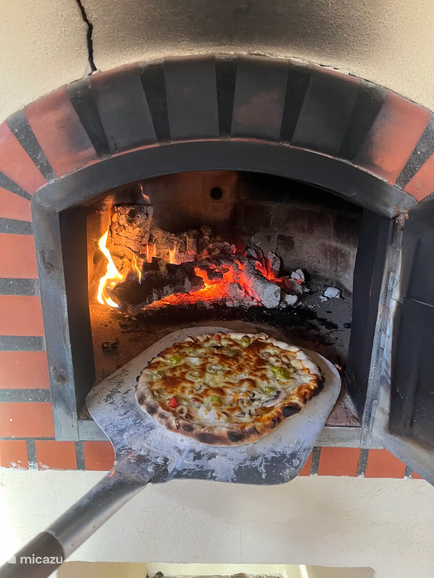 Own stone oven pizzas