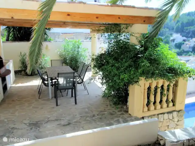 Villa Karina huren in Spanje, Costa Blanca, Benissa - villa Overdekt oventerras met barbeque/buiten keuken