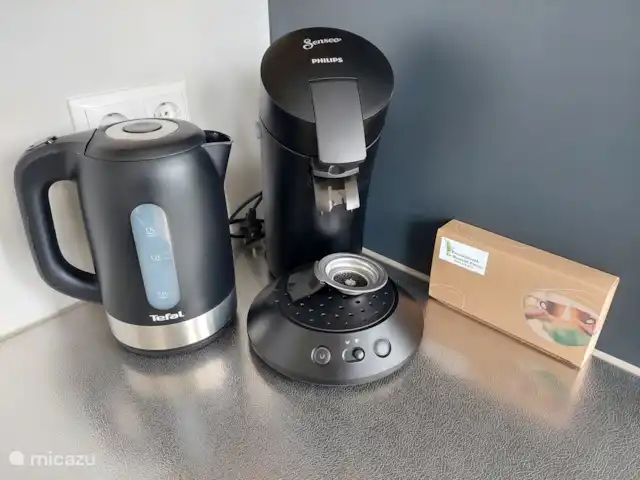 Bungalow confort 02 en Países Bajos, Güeldres, Putten - casa vacacional Senseo, hervidor de agua y paquete de café y té a la llegada