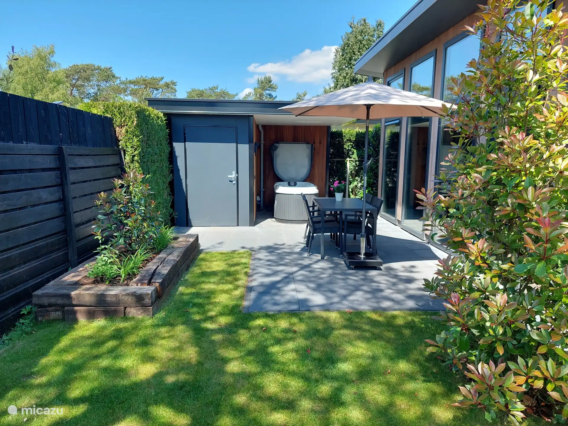 Comfort bungalow voor 2 personen met jacuzzi
