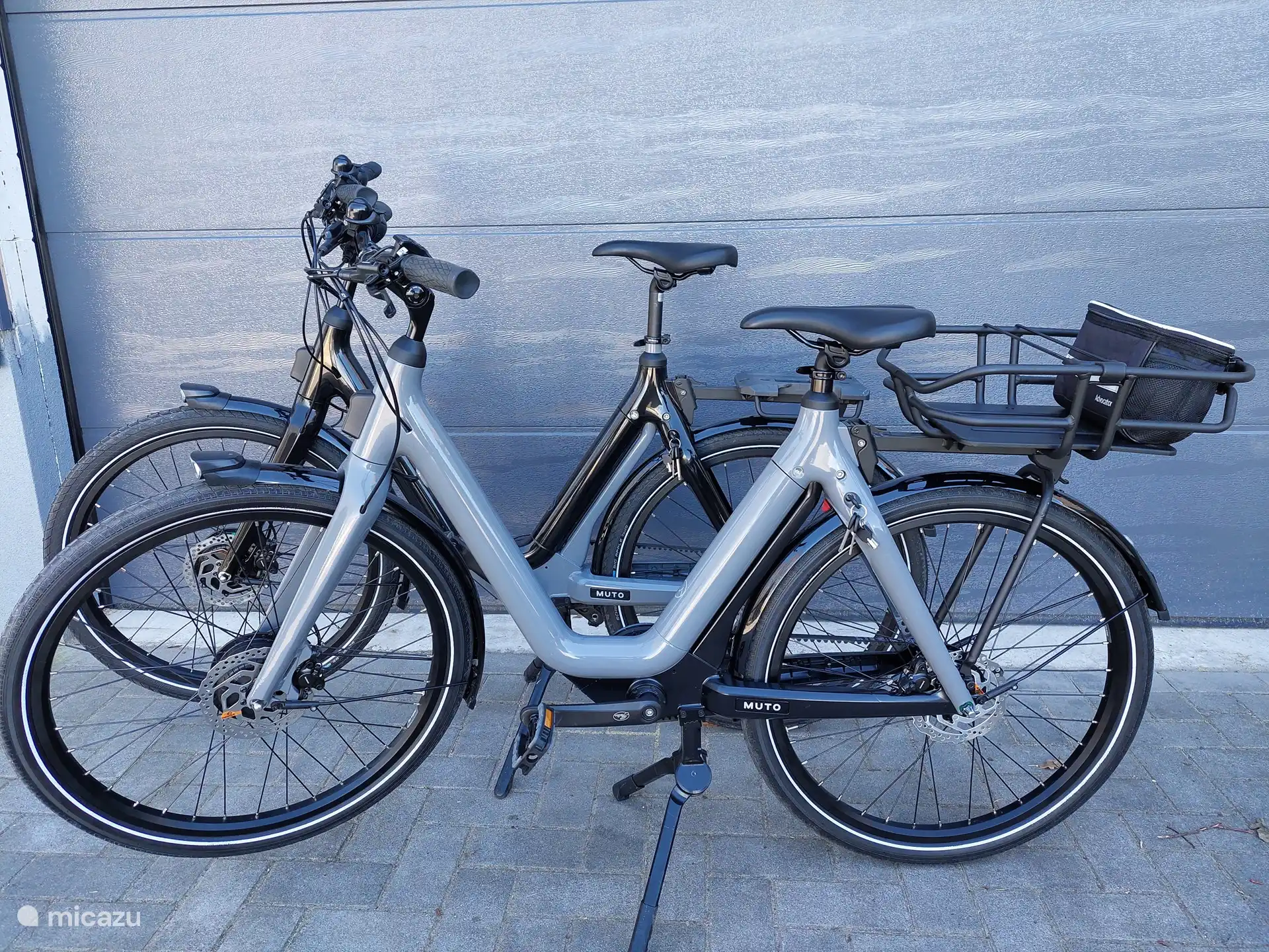 E-bikes, welke u als optie bij uw verblijf kan boeken.