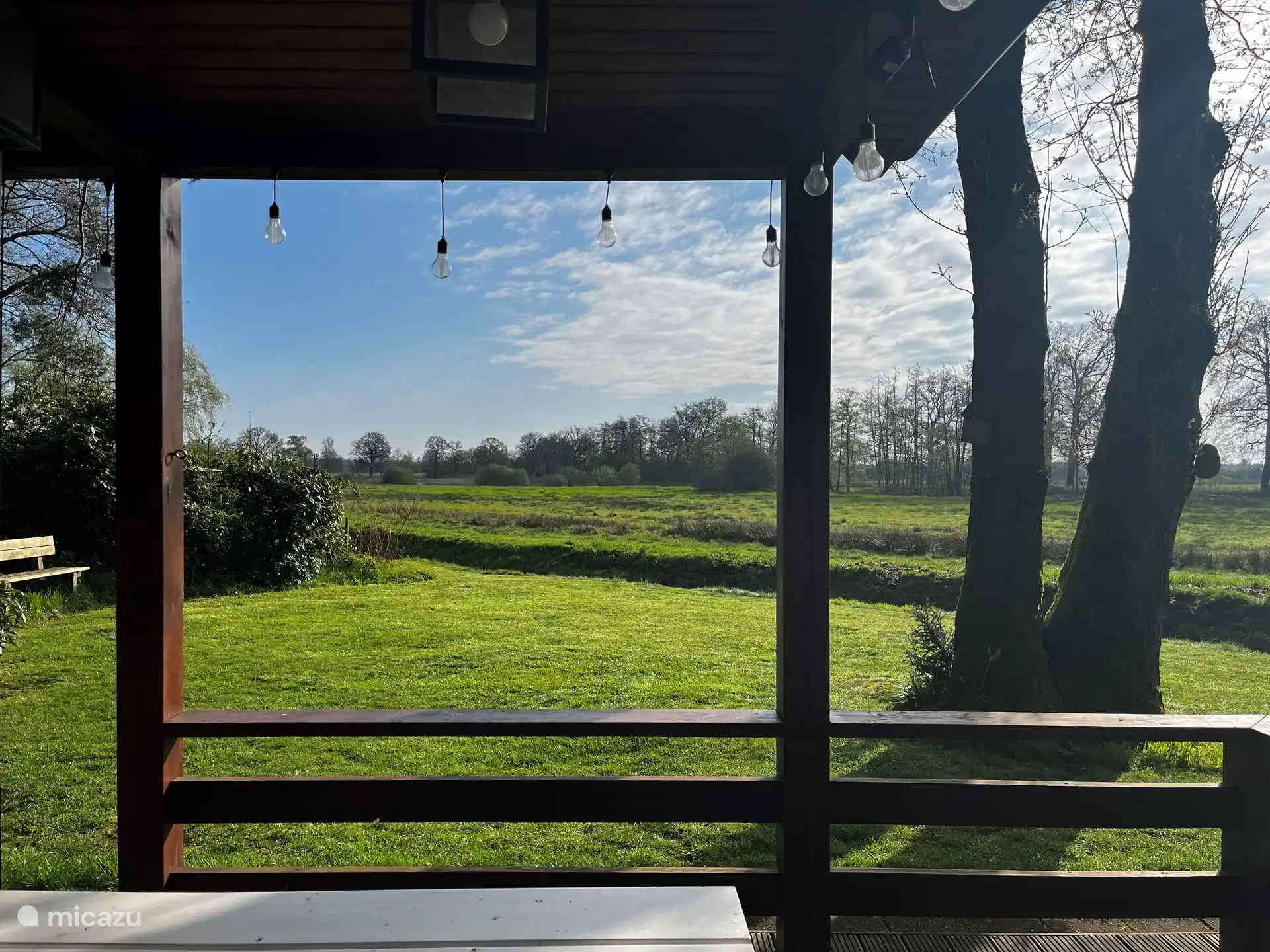 Blick auf die Veranda