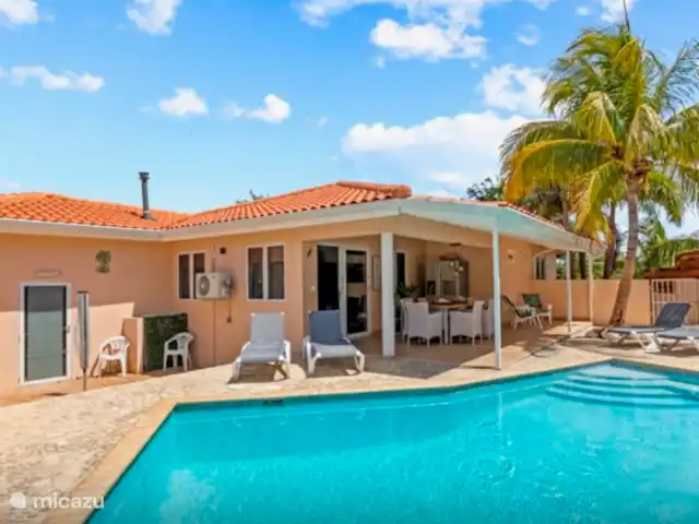 Location de Vacances Curaçao, Banda Ariba (est), Jan Thiel, villa - Villa de vacances Dushi Dolores Jardin avec piscine privée