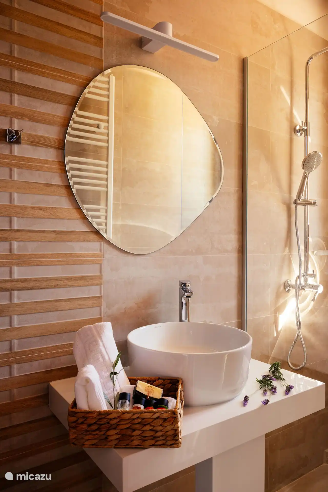 The en-suite bathroom of the ground-floor bedroom