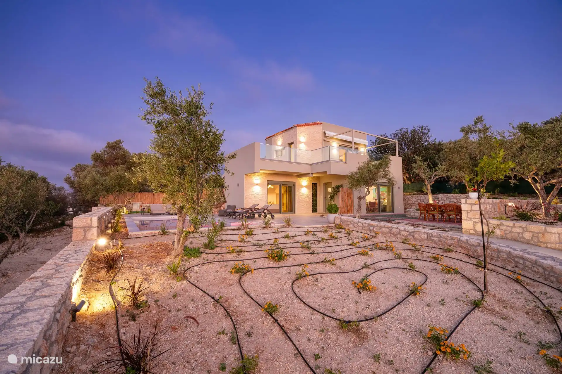 The Villa as you entered the Property 