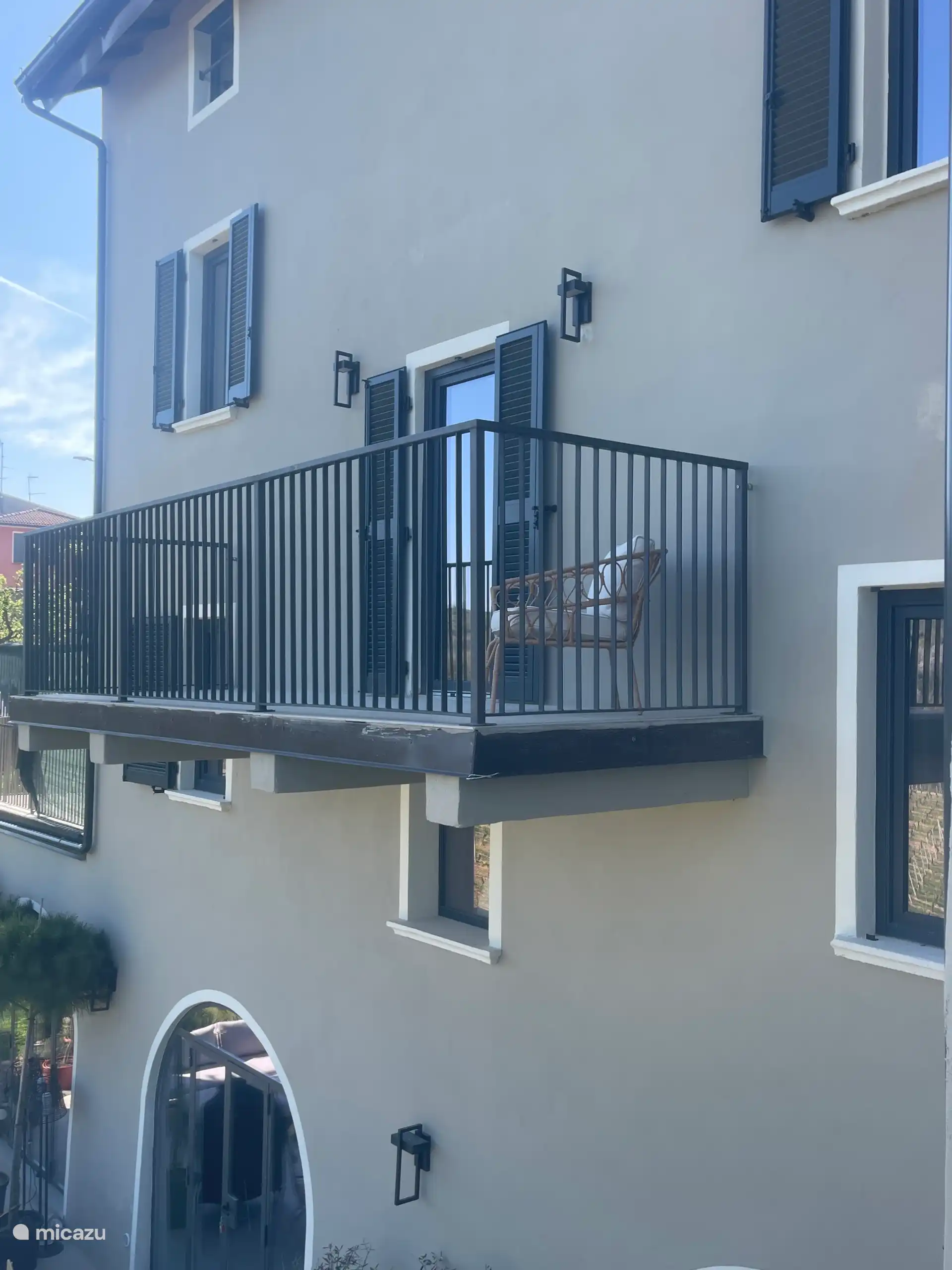 Balcón con vistas fenomenales sobre los viñedos