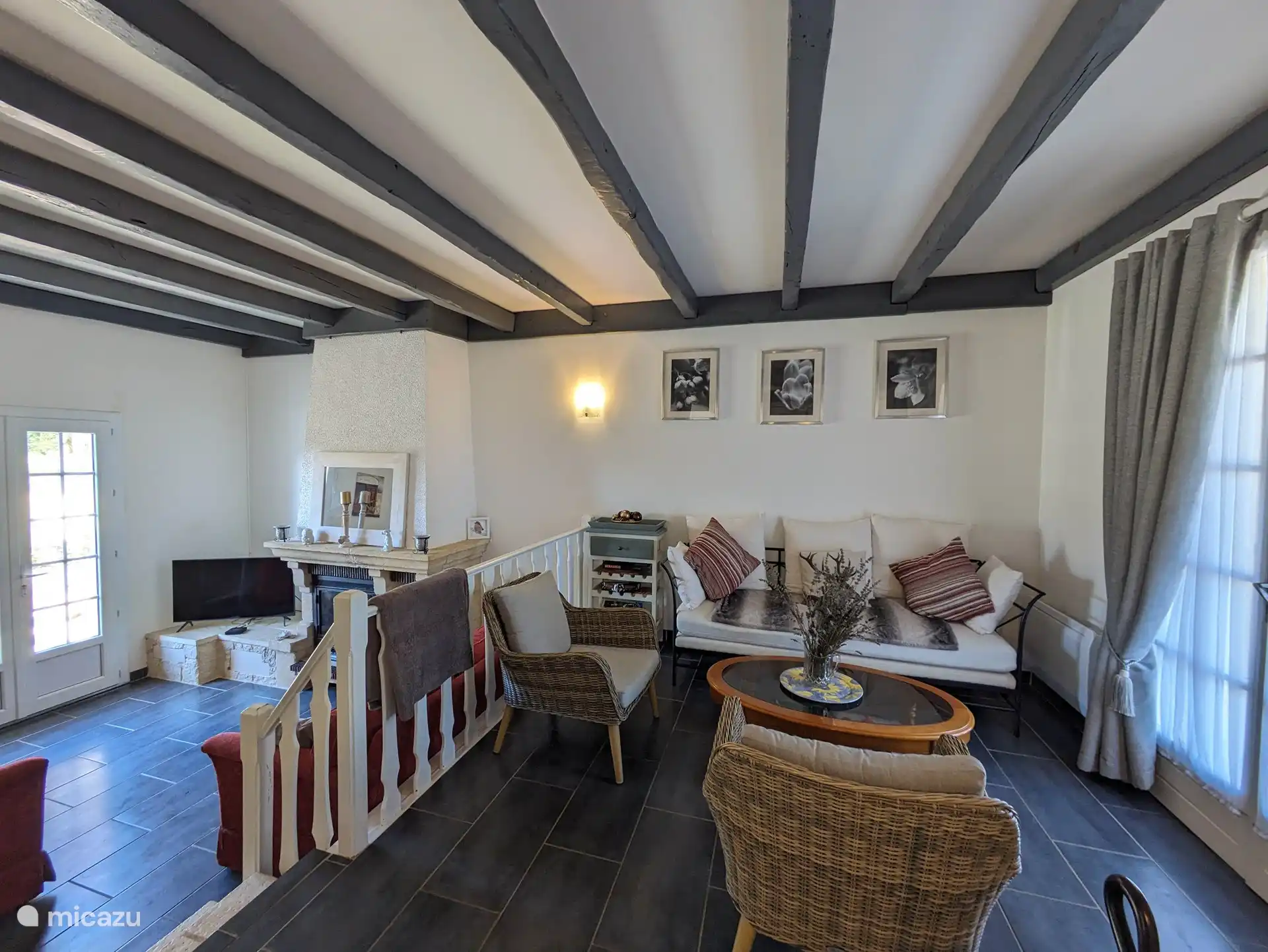 Wohnzimmer auf zwei Etagen