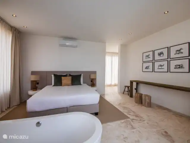 Royal Palm huren in Curaçao, Banda Ariba (oost), Vista Royal - villa slaapkamer met airco