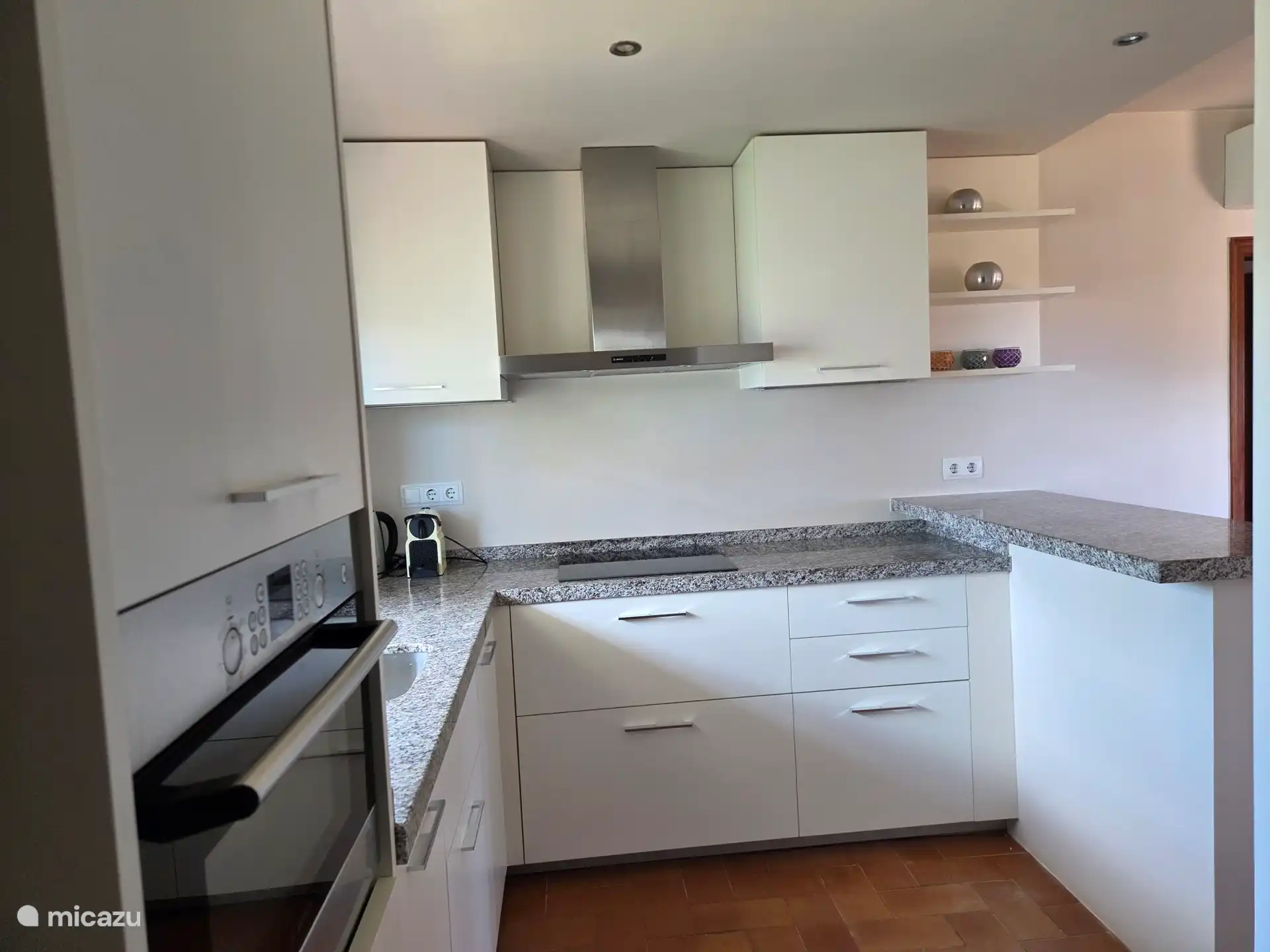 cuisine moderne au dernier étage