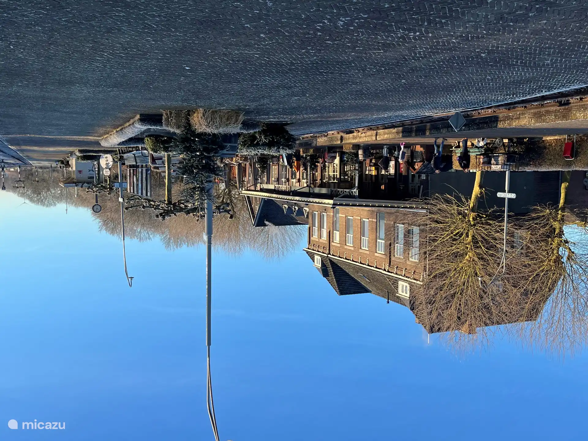 The historic station building with catering of Simpelveld, part of the Miljoenenlijn. Very nice to drive in old equipment (mostly a steam train) through the beautiful landscape. 