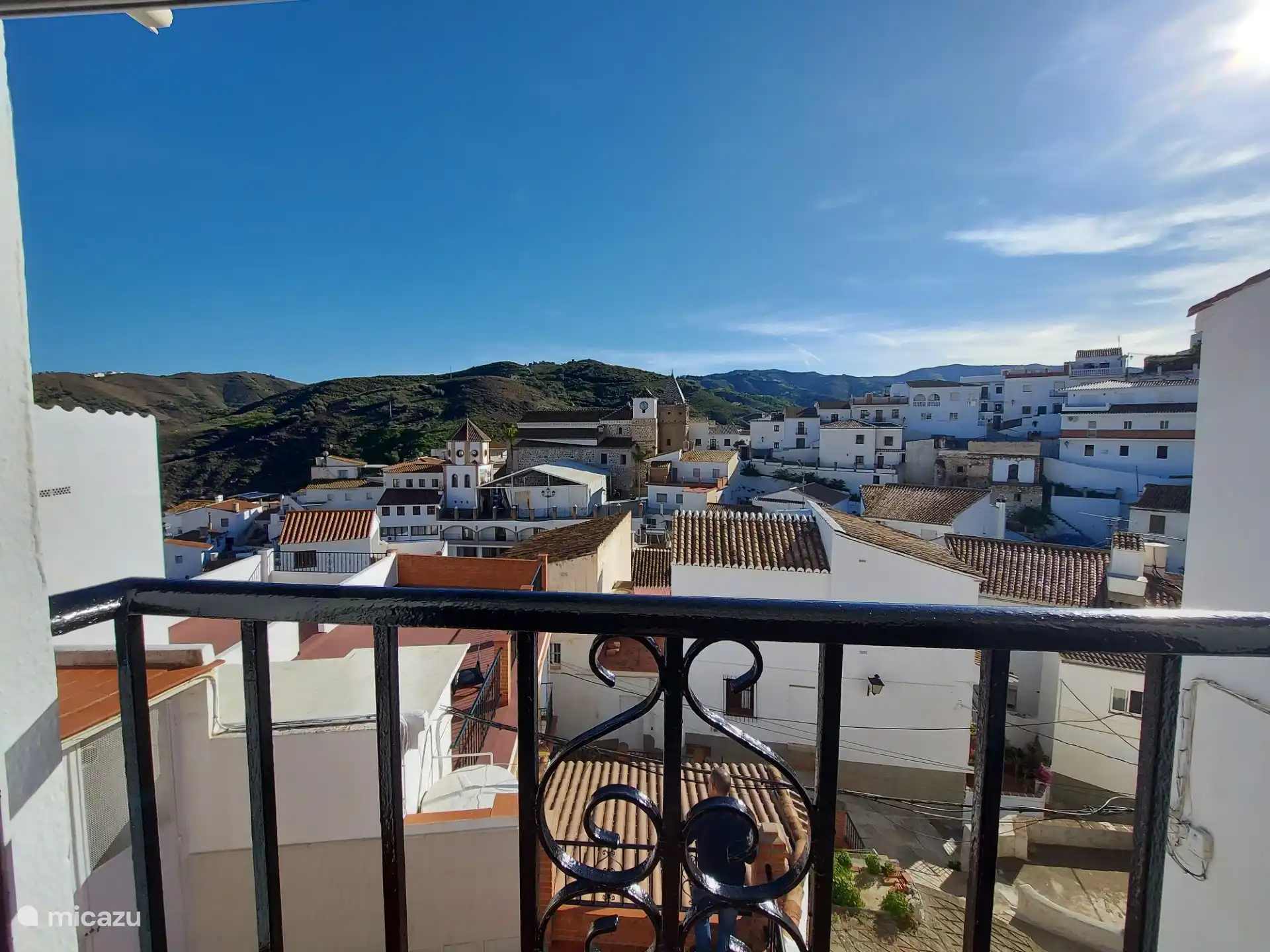 Uitzicht vanuit het huis