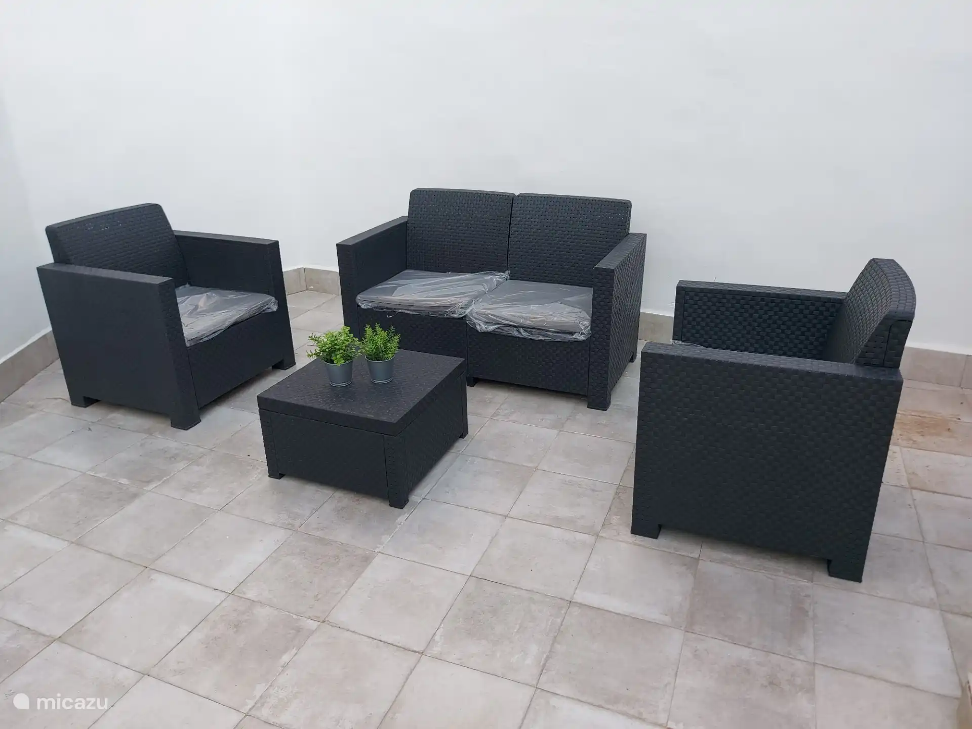 Lounge set op de patio