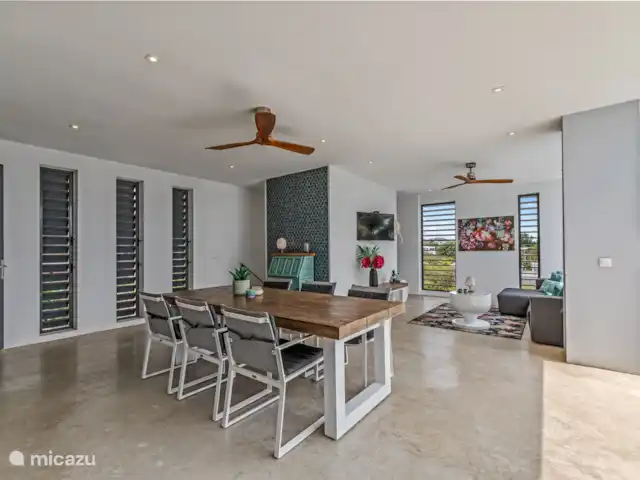 Villa Brakkeput avec vue et piscine | Curaçao, Banda Ariba (est), Brakkeput Abou - villa Ventilateurs de plafond disponibles pour le refroidissement.
