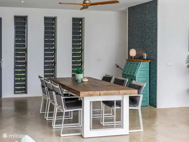 Villa Brakkeput avec vue et piscine | Curaçao, Banda Ariba (est), Brakkeput Abou - villa Table à manger pour 6 personnes