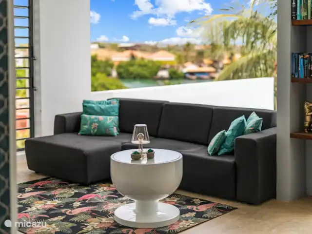Villa Brakkeput avec vue et piscine | Curaçao, Banda Ariba (est), Brakkeput Abou - villa Canapé près de la télévision