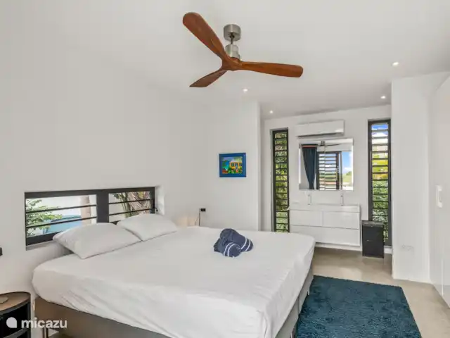 Villa Brakkeput avec vue et piscine | Curaçao, Banda Ariba (est), Brakkeput Abou - villa Chambre 1 avec salle de bain attenante