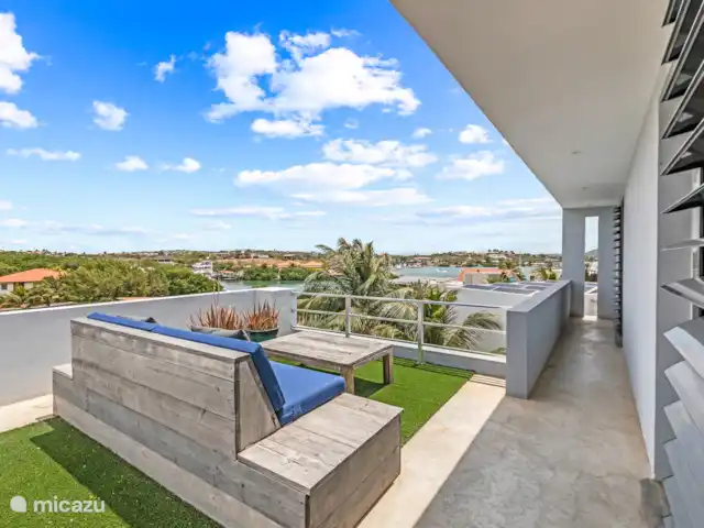 Villa Brakkeput avec vue et piscine | Curaçao, Banda Ariba (est), Brakkeput Abou - villa Belle terrasse sur le toit avec une vue imprenable sur l’eau espagnole !