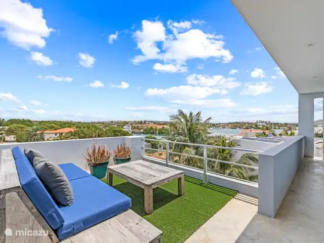 Villa Brakkeput avec vue et piscine | Curaçao, Banda Ariba (est), Brakkeput Abou - villa Belle terrasse sur le toit avec une vue imprenable sur l’eau espagnole !