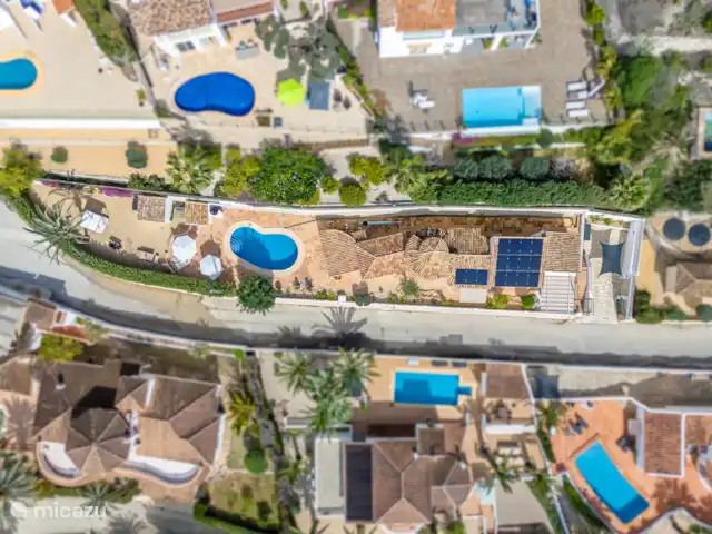 Villa Pequena Joya en España, Costa Blanca, Moraira - villa Tiene suficiente privacidad a través de la pared a la derecha de la piscina (ver la primera foto)