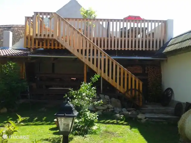 Zichovec`Bohemia huren in Tsjechië, Zuid-Bohemen, Strunkovice nad Blanicí - appartement Het dakterras