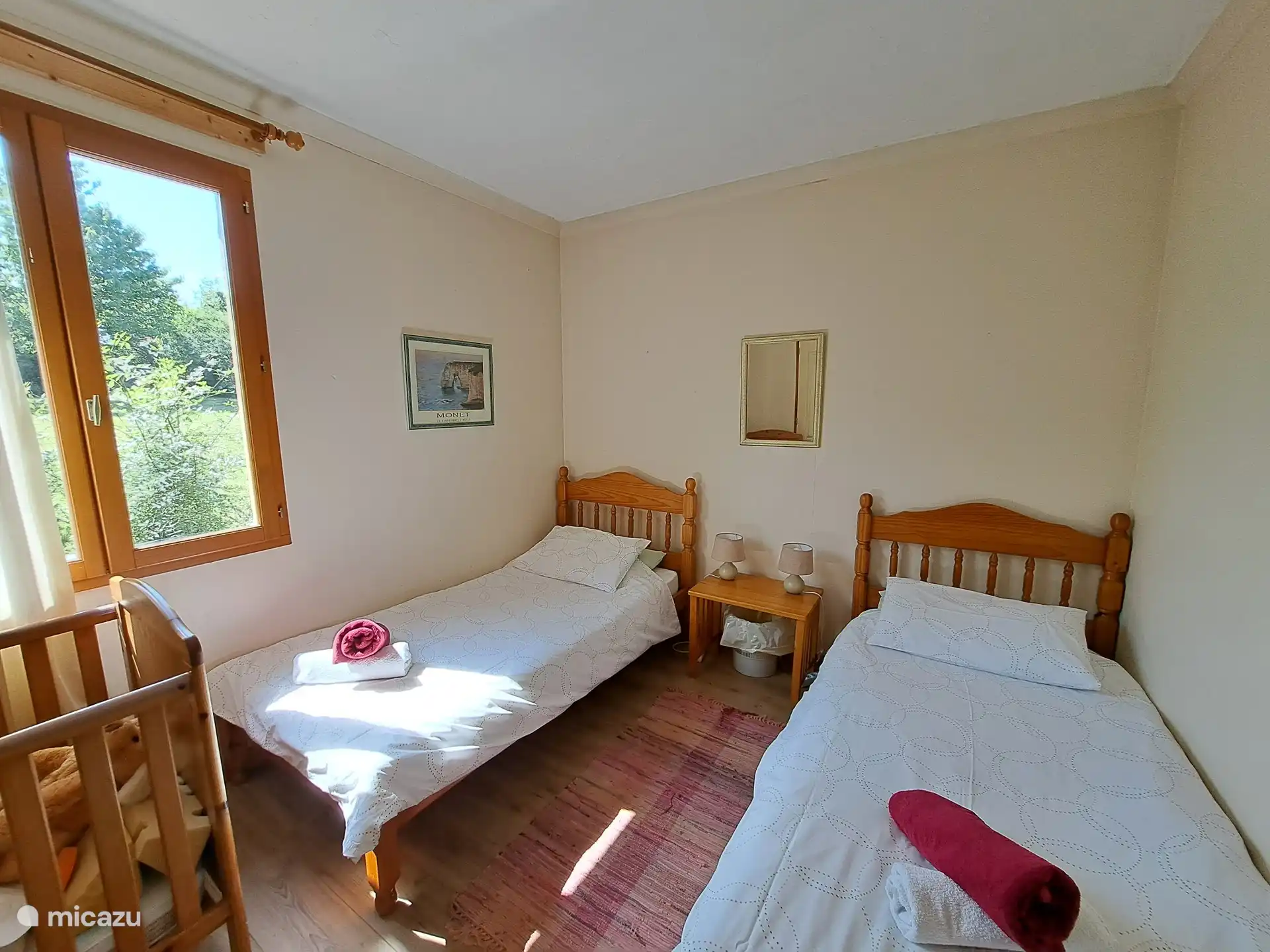 Zweibettzimmer auch mit Kinderbett