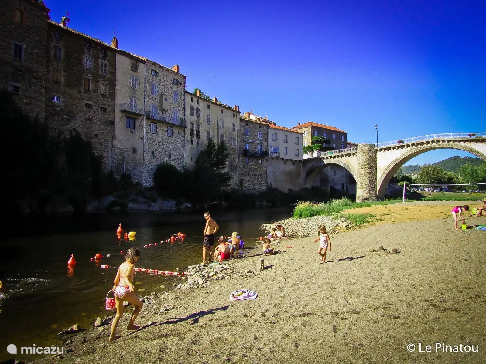 Visit this beautiful old village and have a swim afterwards