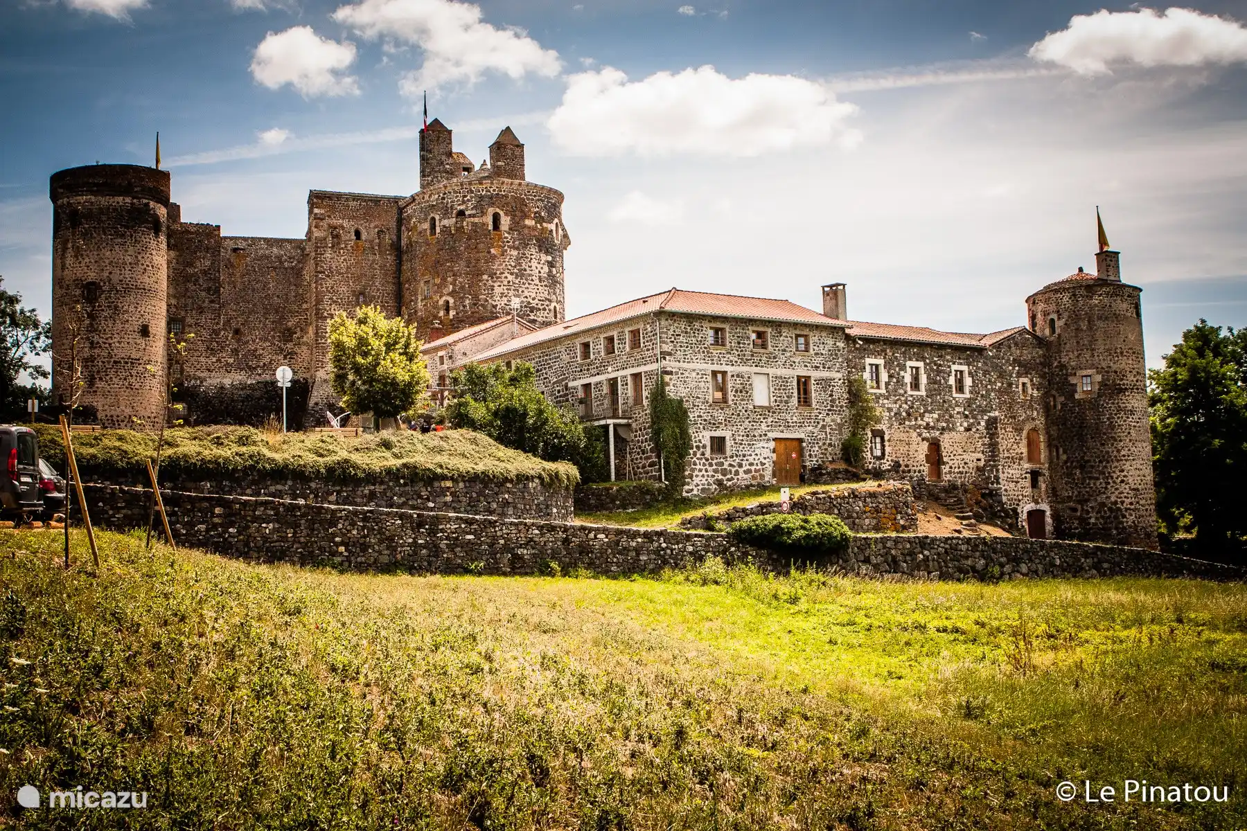The castle of Saint-Vidal