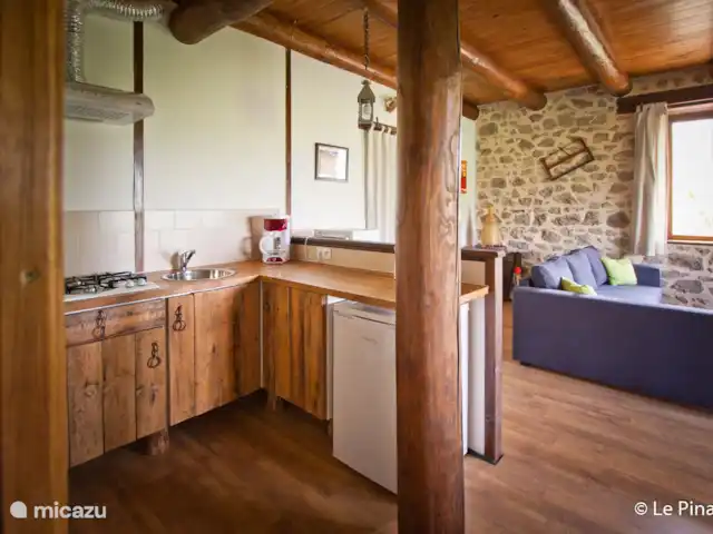 Location de Vacances France, Haute-Loire, Bellevue-la-Montagne, appartement - Le Pinatou L’espace salon