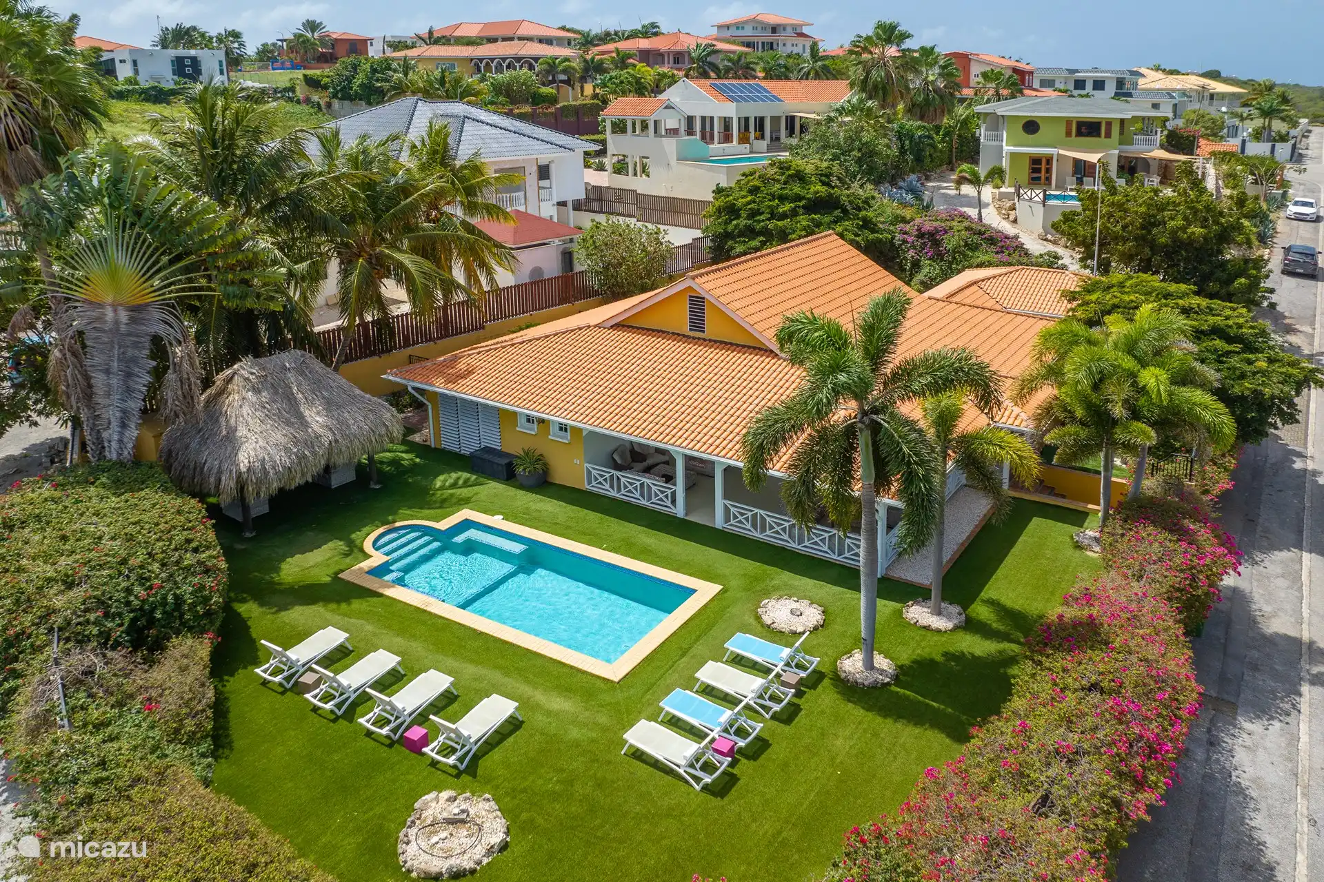 Groepsaccommodatie, Curaçao, Banda Ariba (oost), Jan Thiel, villa Villa Sonrisa