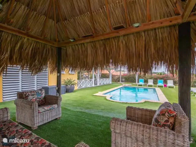 Villa Sonrisa huren in Curaçao, Banda Ariba (oost), Jan Thiel - villa Heerlijke palapa naast het zwembad
