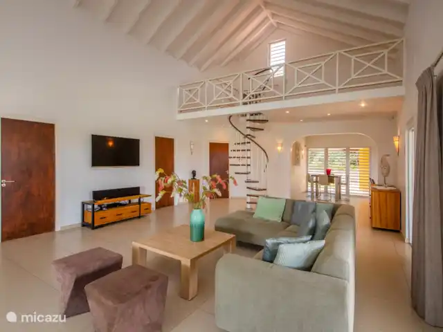 Villa Sonrisa huren in Curaçao, Banda Ariba (oost), Jan Thiel - villa Woonkamer