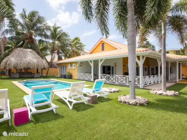 Villa Sonrisa huren in Curaçao, Banda Ariba (oost), Jan Thiel - villa Buiten en heerlijk zwembad