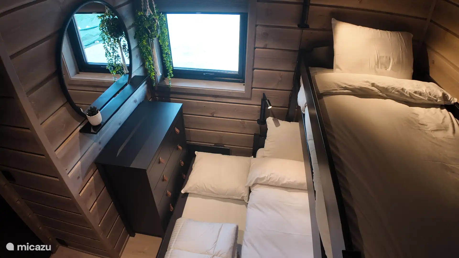 Bedroom with bunk beds, max 4 p