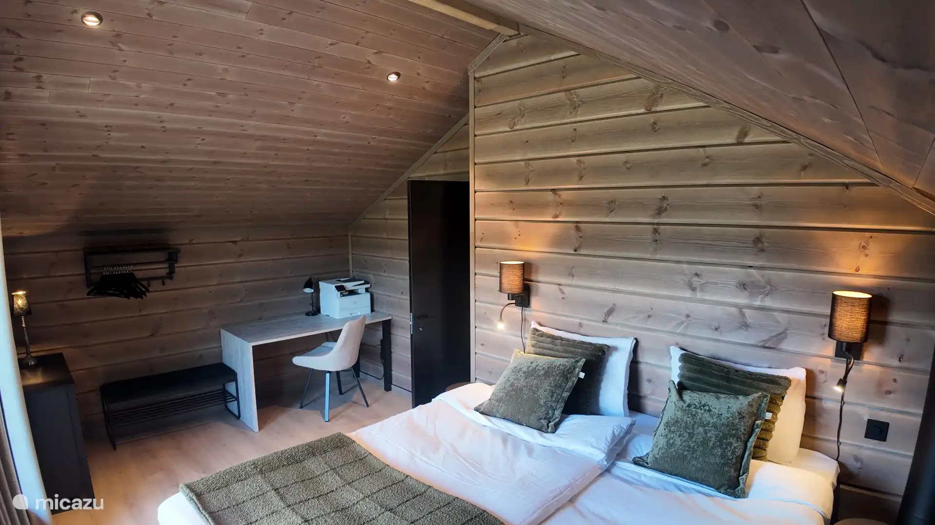 Bedroom with balcony