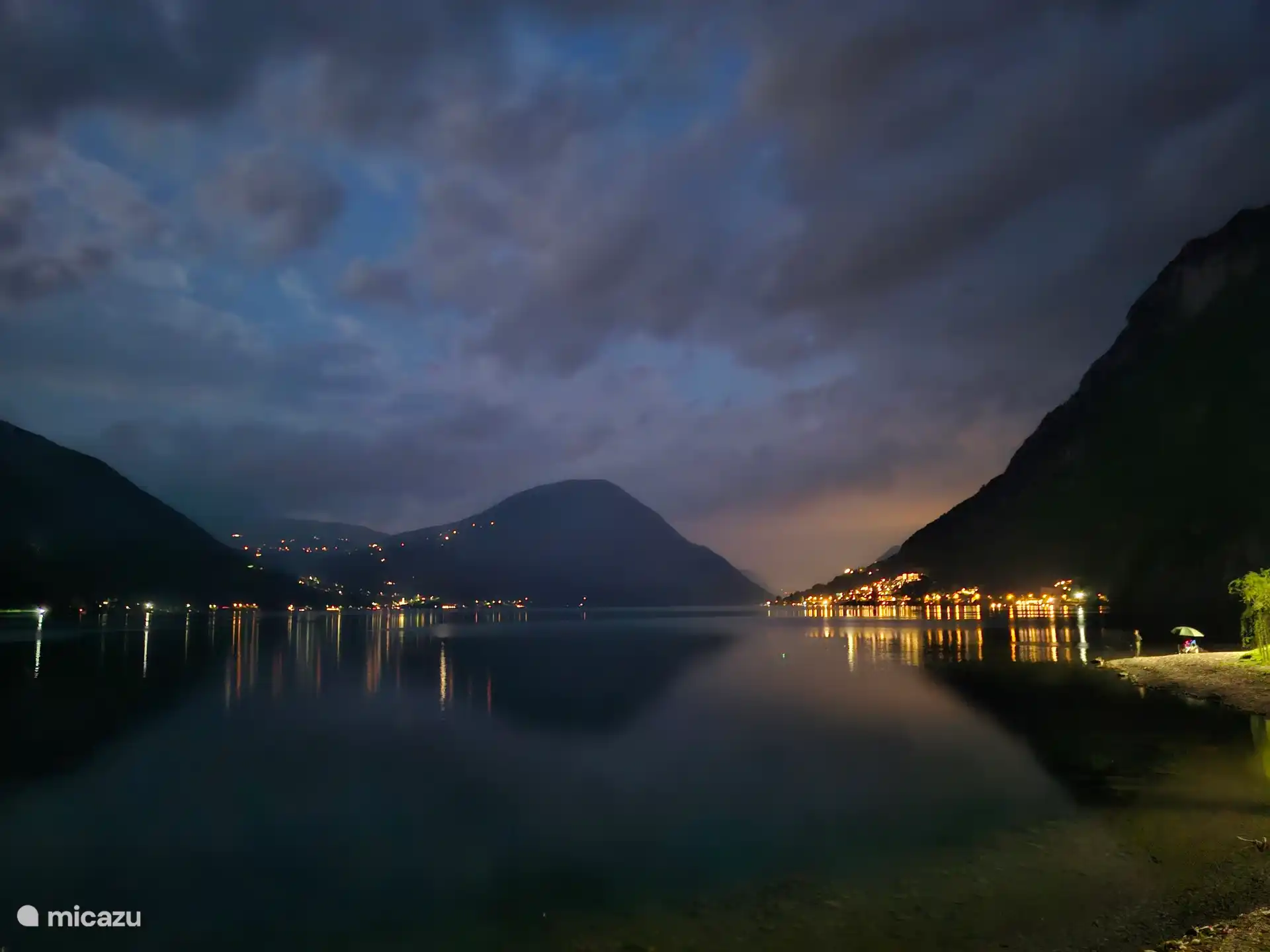 View from the rear of the apartment complex