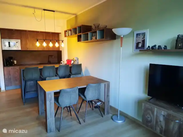 Porto Letizia Apartamento P5 en Italia, Lagos italianos, Porlezza - apartamento Cocina con barra