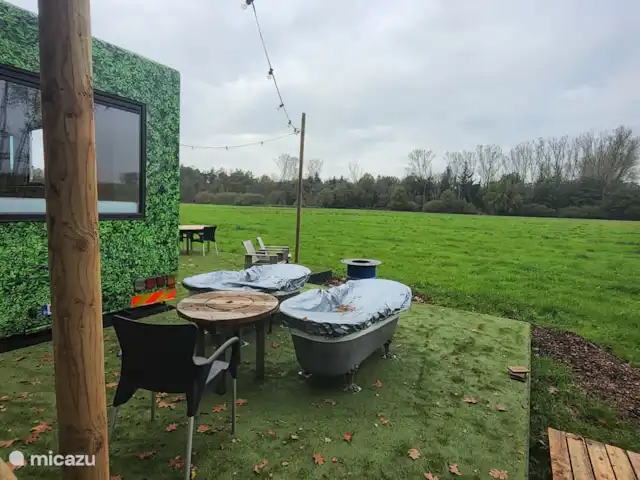 Location de Vacances Belgique, Anvers, Merksplas, tiny house - Kromven Pur Plaisir 2 salles de bains en fonte pour 2 personnes