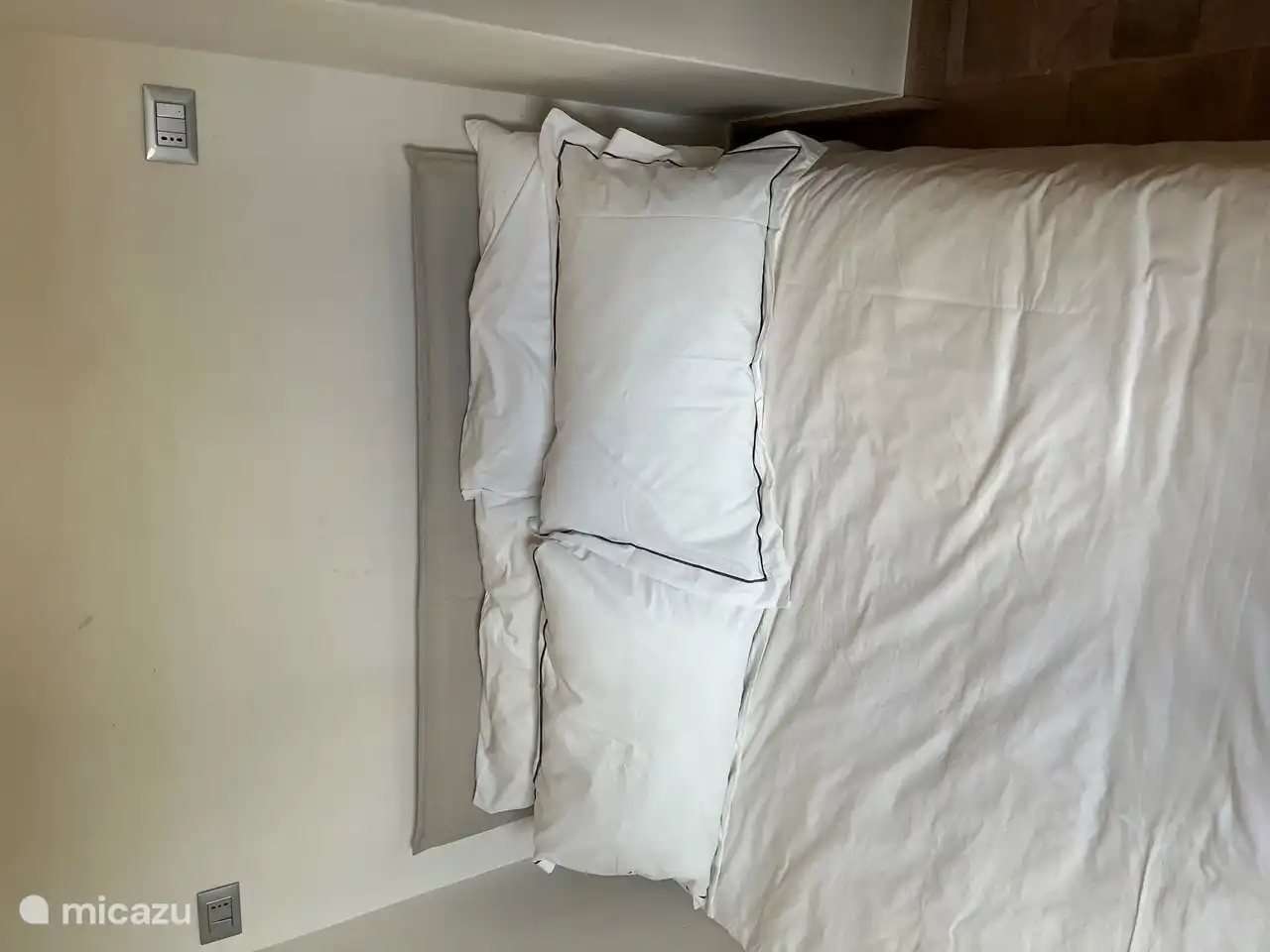 Doppelbett im Erdgeschoss