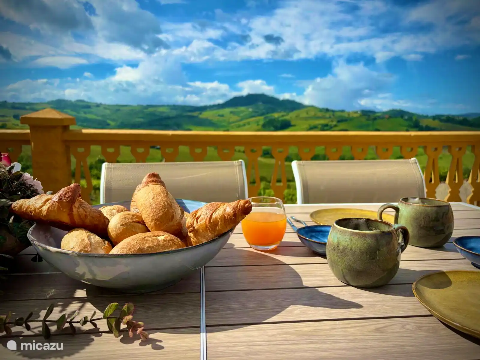 Blick auf die Terrasse 