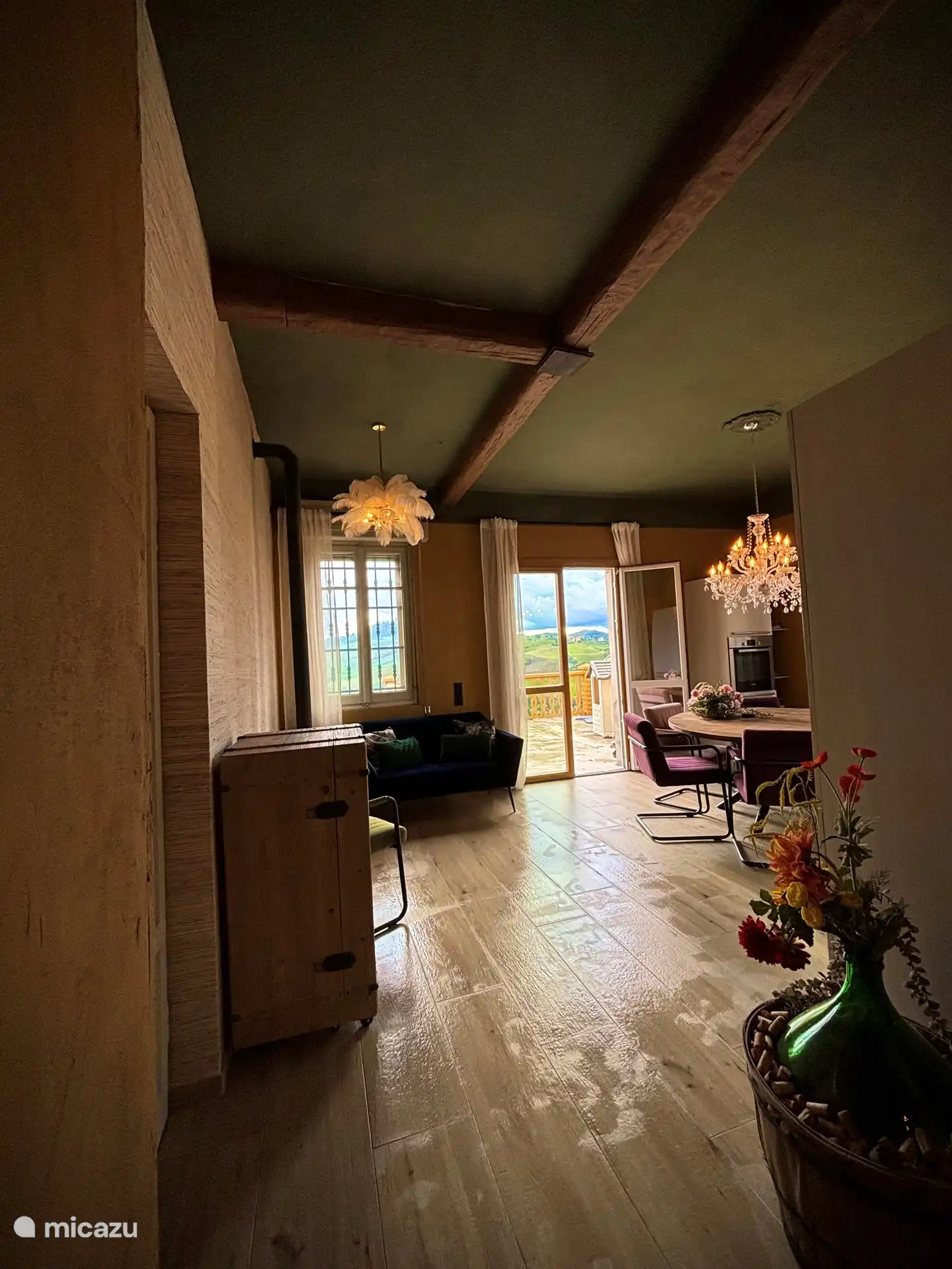 Übersicht Flur Küche Zimmer 