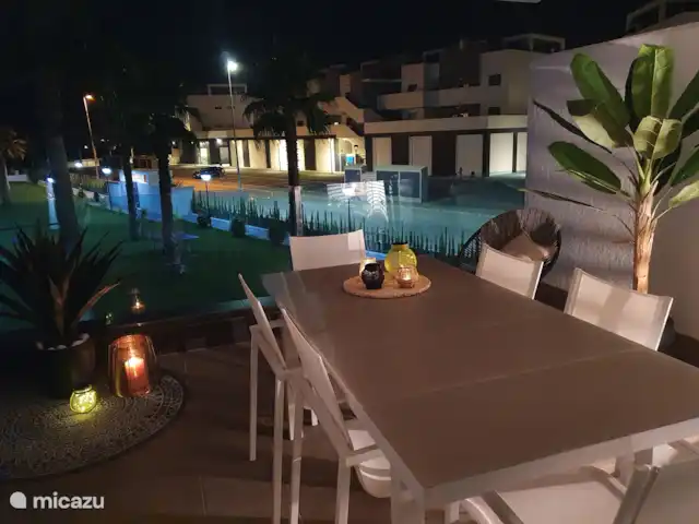 Location de Vacances Espagne, Costa Blanca, Guardamar del Segura, appartement - Casa Croes - Plage de l’Oasis XIII Terrasse confortable