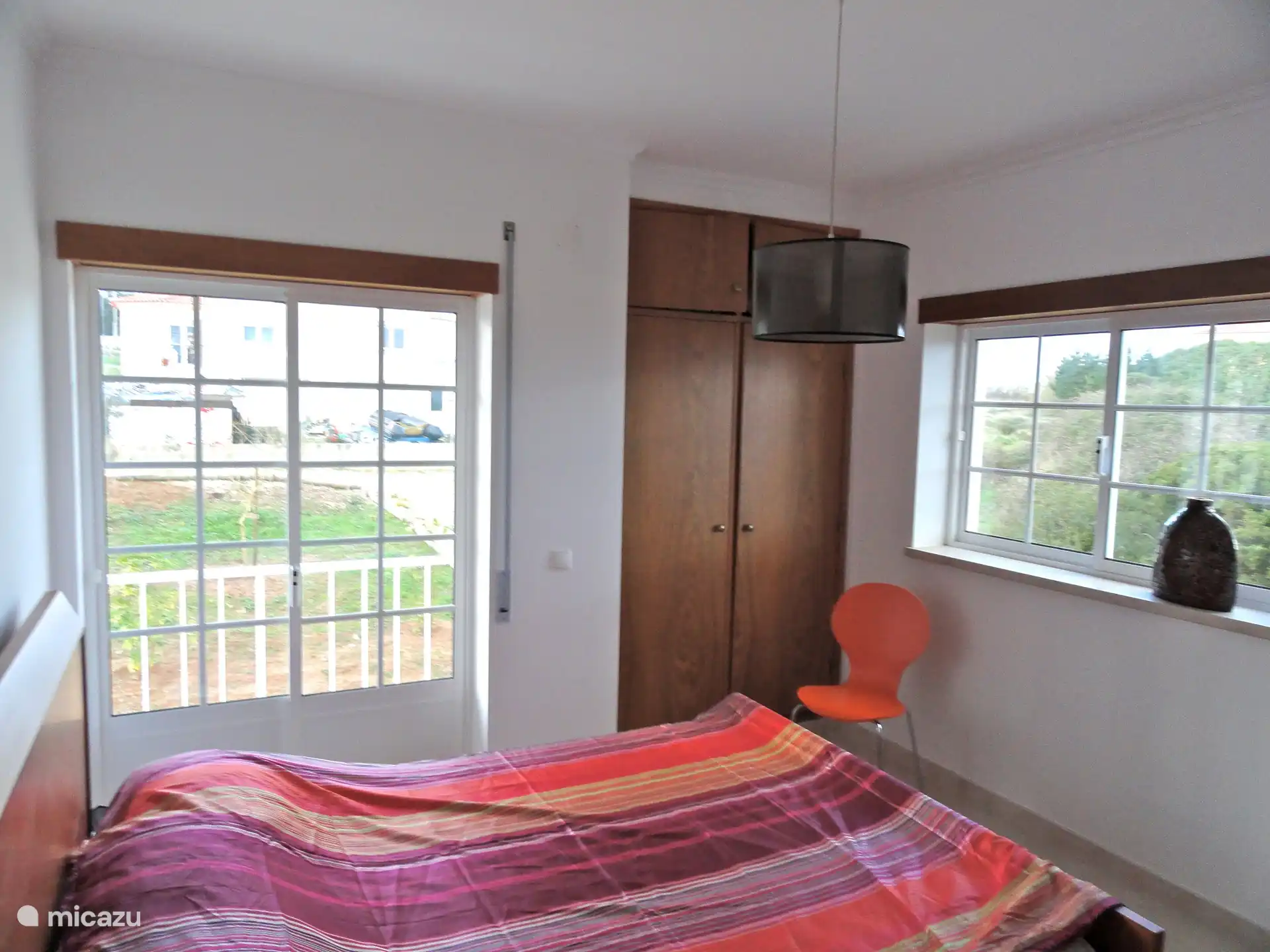 Slaapkamer met tweepersoonsbed