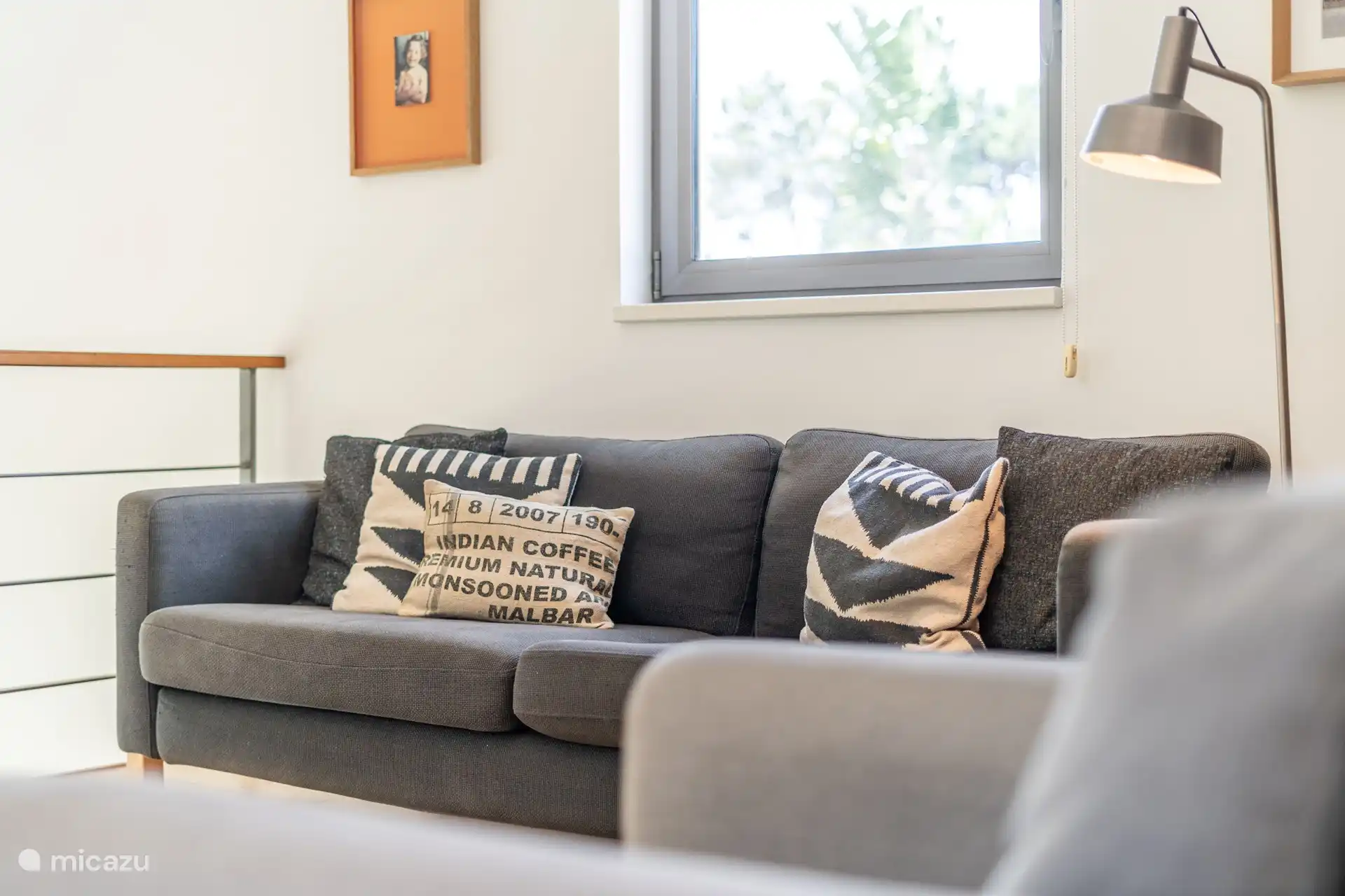 Bench on the mezzanine
