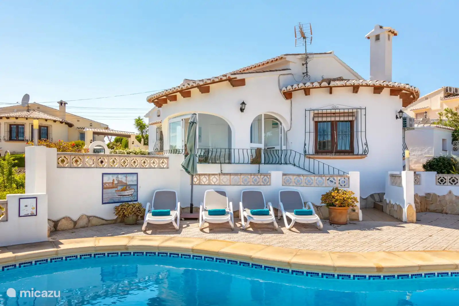 Villa hamacas y piscina