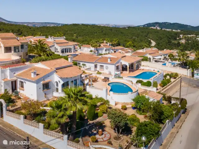 Casa El Camino en España, Costa Blanca, Benitachell - villa A vista de pájaro
