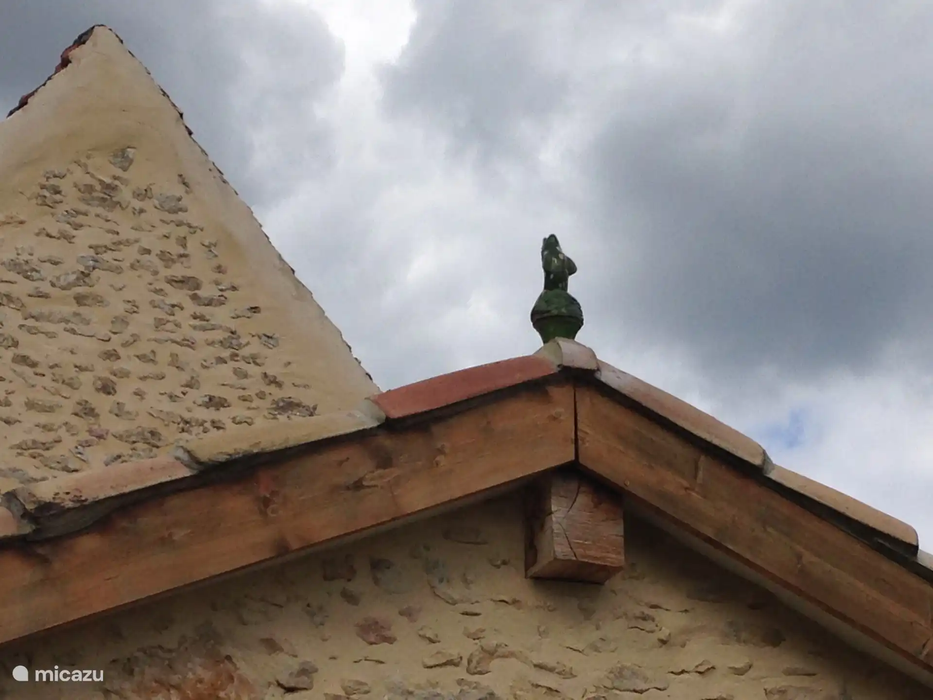 Fisch auf dem Dach bringt Glück