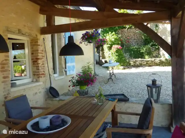 Lieu dit Lambertie | France, Dordogne, Le Bugue - maison de vacances Terrasse couverte